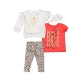 Disney Lion King Baby Girl Sweater, T-shirt & Leggings, 3pc Outfit Set