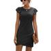 Avamo Party Dress for Womens Elegant Ruffle Sleeve Wrap Dress Round Neck Ruched Tunic Dress Summer Mini Dress