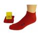 PRASM (Premium Egyptian Cotton) MENS Low-Cut Ankle Socks - 3 PACK-Dark Red