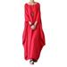 Oversized Cotton Linen Long Maxi Shirt Dress Peasant Ethnic Boho Cotton Linen Long Sleeve Long Dress Kaftan Gypsy Swing Flowing Sundress