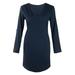 Fashion Women Sexy Chiffon Dress Long Sleeve Casual Split Shirt V-Neck Summer Spring Dresses Women'S Clothing