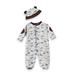 Little Me Size 6M Cute Puppies Footie with Cap