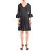 Gabby Skye Womens Knit Marled Casual Dress