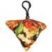 Realistic Pizza Slices Plush Key Chain/ Backpack Clip (Supreme), Each measures between 3.5 and 4 Inches By Jos Dream