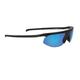 Popticals Popstar Polarized Sunglasses, Black Matte & Gray Polarized Blue Mirror