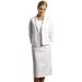 White Cross Women's Sleeveless Embroidered Scrub Dress with Jacket