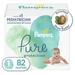 Pampers Pure Protection Natural Newborn Diapers, Size 1, 82 ct