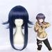 Lecheng Anime Naruto Wig Hyuga Hinata Layered Blue Cosplay Wig Synthetic Hair Hyuga Hinata Cosplay Costume Wig For Adult