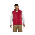 Harriton Men's Midweight Full-Zip Fleece Vest, Style M985