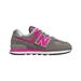 New Balance Kids GC574v1 (Big Kid) Grey/Pink