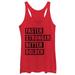 Women's CHIN UP Stronger Girl Power Racerback Tank Top