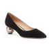 Pour La Victoire Kiki Unique Sphere Heel Pointed Toe Dress Classic Fashion Pumps (11, Black)