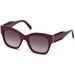 SUNGLASSES - POLARIZED FASHION SUN GLASSES TODS SHINY BORDEAUX GRADIENT BORDEAUX WOMEN TO0193 5369T