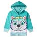 Nickelodeon Toddler Paw Patrol Character Big Face Costume Zip-up Hoodies (3T, Everest)