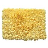 Bella Premium Jersey Shaggy Area Rug by Home Weavers Inc in Yellow (Size 24" X 36")