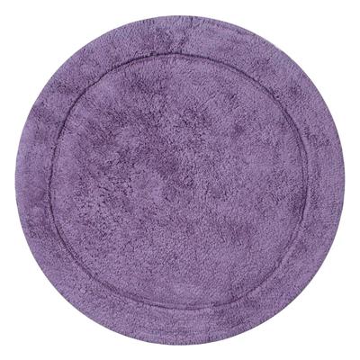 Bloomfield Round Bath Rug Collection by Home Weavers Inc in Purple (Size 30" ROUND)