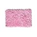 Bella Premium Jersey Shaggy Area Rug by Home Weavers Inc in Baby Pink (Size 24" X 36")