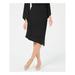 ALFANI Womens Black Pointed-hem Midi Wear To Work Skirt Size 14