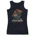 Trevco Judge Dredd-Law Juniors Tank Top, Black - Medium