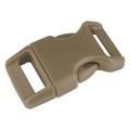 5/8 inch Desert Tan Contoured Side Release Plastic Buckle Closeout