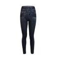 LA HIEBLA Womens Casual High Waist Leggings Slim Jeggings Trousers Skinny Stretchy Denim Pencil Jeans