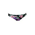 California Waves Womens Black Multi Floral-Print Hipster Bikini Bottom S