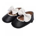 Jolly Baby Girls Mary Jane Flats with Bowknot Non-Slip Toddler First Walkers Princess Dress Shoes