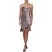 Aidan by Aidan Mattox Womens Sequined Ruffled Cocktail Dress