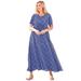 Woman Within Women's Plus Size Petite Crinkle Dress