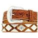 Nocona Western Belt Mens Leather Hair Diamond Conchos Copper N2509408