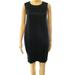 Rachel Roy NEW Black Beaded Sequin Womens Size Medium M Sheath Dress