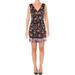 Laundry by Shelli Segal Womens Metallic Sleeveless Party Dress