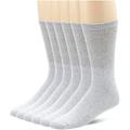 Hanes Men's 48-Pack FreshIQ Cushion Crew Socks: Grey, (Shoe Size: 6-12 / Sock Size: 10-13) (Fresh IQ Advanced Odor Protection Technology, Extra-Thick + Reinforced Cushioning: 184/6, 185/6, 184V12)