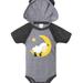 Inktastic Cute Sheep Sleeping On The Moon, White Sheep, Star Infant Short Sleeve Bodysuit Unisex