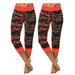 2 Pcs Women Elastic Waist Sports Crop Pants Camouflage Stretchy Athletic Jeggings Lounge Capris Juniors Crop Leggings