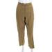 Pre-ownedPaul Stuart Womens High Rise Solid Print Straight Leg Pants Tan Size Small