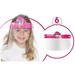 Washable Kids Boys Girls Unisex Wind Proof Dust-Proof Reusable Safety Face Shield, Headwear Cover Clear Visor Pink Girl 6 Pack