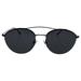 Giorgio Armani AR 6032/J 3001/87 Frames of Life - Matte Black/Grey by Giorgio Armani for Women - 55-18-140 mm Sunglasses