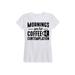 Mornings Are For Coffee And Contemplation - Women's Short Sleeve Graphic T-Shirt