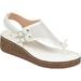Women's Journee Collection McKell Wedge Thong Sandal