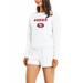 Women's Concepts Sport Cream San Francisco 49ers Crossfield Long Sleeve Top & Shorts Set