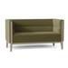 Fairfield Chair Dyson 58" Tuxedo Arm Loveseat in Green | 30 H x 58 W x 28 D in | Wayfair 2731-70_8789 30_Espresso