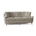 Fairfield Chair Jean-Michel 76" Square Arm Sofa w/ Reversible Cushions in Gray/Brown | 34 H x 76 W x 36 D in | Wayfair 1417-50_3156 72_Espresso