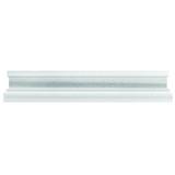 Tile Club 12" x 2" Marble Chair Rail Tile Trim in 12.0 H x 2.0 W x 0.375 D in Marble in Gray | 12" L X 2" | Wayfair WFMMR885PA