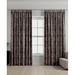 McalisterTextiles Damask out Thermal Rod Pocket Curtain Panels Polyester in Black | 90 H in | Wayfair U11K24C17I117015