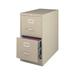 Symple Stuff 2-Drawer Vertical Filing Cabinet Metal/Steel in Brown | 28.38 H x 15 W x 25 D in | Wayfair SYPL1051 26433920