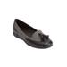 Women's The Aster Flat by Comfortview in Black Herringbone (Size 7 1/2 M)