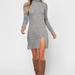 Free People Dresses | Free People "By The Fire" Mini Sweater Dress | Color: Gray | Size: S