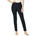 Plus Size Women's Comfort Waist Stretch Denim Skinny Jean by Jessica London in Black (Size 20 W) Pull On Stretch Denim Leggings Jeggings