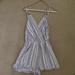 American Eagle Outfitters Dresses | American Eagle Blue & White Romper | Color: Blue/White | Size: S